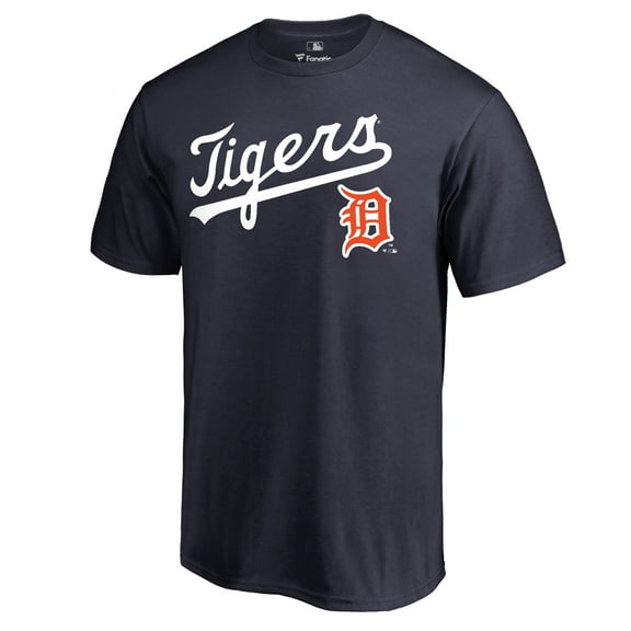 Men's Navy Detroit Tigers Cooperstown Collection Wahconah T-Shirt