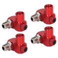 thumbnail image 1 of Conector de manguera de aire de 4 piezas, conector para herramienta de compresor de aire de pulgada NPT, alúmina, versátil, fácil de transporta, 1 of 8