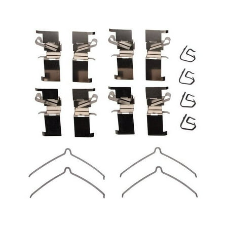 Front Brake Hardware Kit - Compatible with 2007 - 2018 ES350 2008 2009 2010 2011 2012 2013 2014 2015 2016 2017