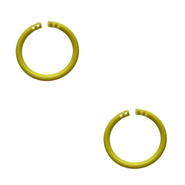 Matsuzay 10 piezas convenientes y versátiles-anillos de carpeta de hojas sueltas de plástico para tarjetas carpetas de documentos carpeta de Type1 NO1