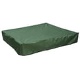 thumbnail image 2 of All-Season Shield, Sandbox Cover with Tear Resistant Oxford Cloth, Waterproof and UV Resistant for Year-Round Protection, Dustproof and Portable, Suitable for Various Uses (Green, 150x150cm), 2 of 8