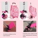 thumbnail image 4 of Mochila con ruedas para niñas, ideal para escuela primaria, secundaria y viajes., 4 of 7