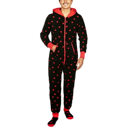 

Sunisery Couples Matching Christmas Pajamas Jumpsuit Hoodie Onesie Cute Union Suit Full Zipper Romper Sleepwear