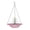 Pink, variant on Solar Fountain Bird Bath Cascade Hanging Birdbath Solar Powered Water Fountain Birdbath Outdoor Hummingbird Bath Shower Bowl for Garden Patio Yard Decor