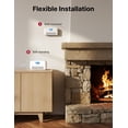 thumbnail image 3 of X-Sense 3-in-1 Carbon Monoxide Detector, with Temperature & Humidity Monitor, Voice Alerts, Replaceable Battery Powered CO Alarm, XC0M-SR, 1-Pack, 3 of 6