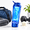 Blue, variant on Banana Yellow 24 Oz USB C Rechargeable Electric Protein Shake Blender Bottle