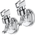 thumbnail image 1 of Adjustable Shower Head Holder, Bathroom Suction Cup Handheld Shower Head Bracket, Removable Handheld Showerhead & Wall Mounted Suction Bracket Chrome, 1 of 5