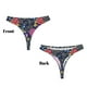 thumbnail image 3 of Balery Floral Tangas de Algodón para Mujer con Estampado – Ropa Interior Sexy, Transpirable, G-string-Medium, 3 of 6