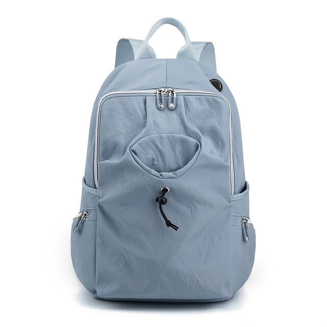 LinYooLi Vento Marea Travel Backpack For Women New Nylon Waterproof School Bag For Teenage Girl Flower Shoulder Bag In Preppy Style