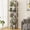 Brown, variant on 4 Tier Rotating Bookshelf Tower, Revolving 360 ° Spinning Bookcase, Hexagonal Corner Book Shelf Storage Carousel, Vertical Rotate Turning Organizer Book Shelves for Living Room Office Bedroom