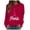 A-Red, variant on Tiweut Hoodies Women Letter Print Pullover Long Sleeve Crewneck Sweatshirt Athletic Tops