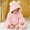 Pink, variant on YUEHUA Toddler infant Fleece Hooded Onesie Pajamas Cute One Piece Fuzzy Sleepwear Zip Up Jumpsuits Baby Winter Warm Romper Outfits Playsuit Loungewear, 3-6 Months