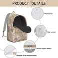 thumbnail image 4 of Boho Chic Backpack with Paisley Pattern, Perfect School College Bookbag for Students, Durable Daypack with Laptop Sleeve and Pockets, Great Gift for Women and Teens, 4 of 5