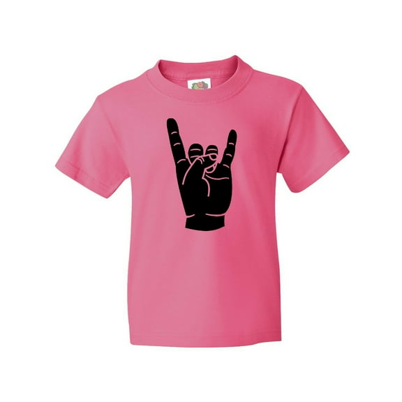Inktastic Rocker Horns Youth T-Shirt