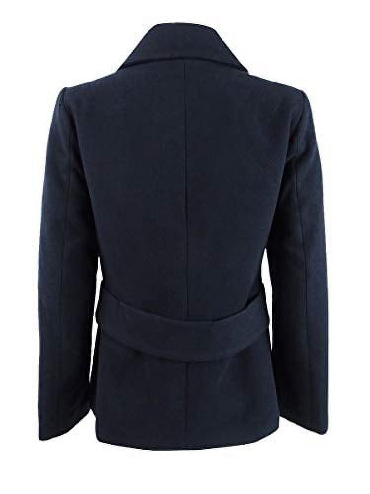 Maralyn & Me Juniors Double-Breasted Peacoat (Navy, XS) - image 2 of 2