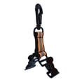 thumbnail image 1 of Correa de seguridad para guantes de bombero, de nailon reflectante, con hebilla Clip Doble Naranja, 1 of 9