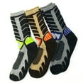 thumbnail image 2 of TeeHee Fashion Wool Boot Crew Socks for Women and Men 3-Pair Pack (Men-Wool Sports), 2 of 6