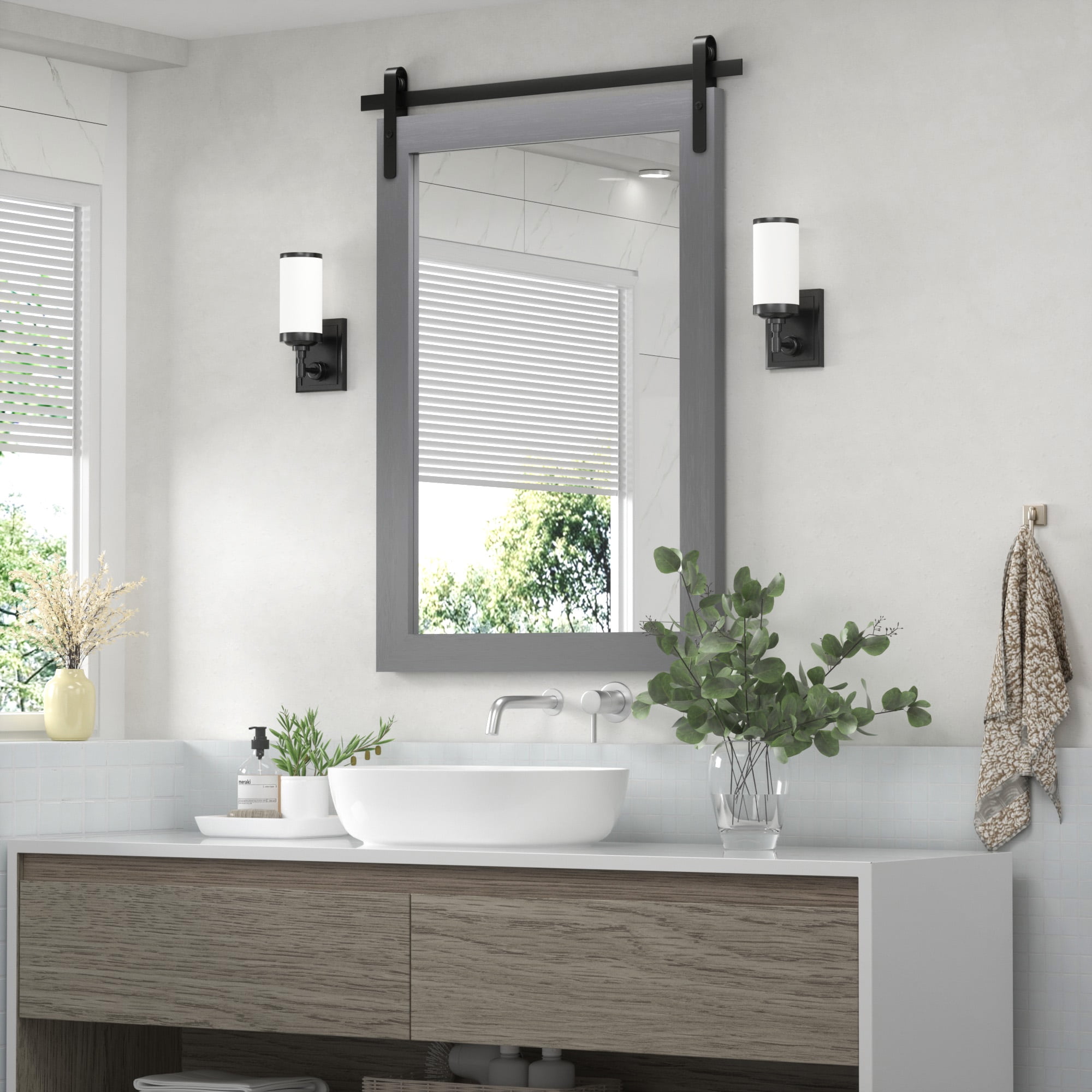 Clavie 18*26 inches Rectangle Wall Mirror Bathroom Mirror Clavie 18*26 inches Rectangle Wall Mirror Bathroom Mirror