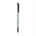 thumbnail image 4 of BIC Csem11bk Ecolutions Clic Stic Retractable Ballpoint Pen, Black Ink, 1Mm, Medium, Dozen, 4 of 8