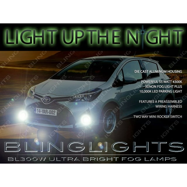 Pour 2015 2016 2017 2018 Toyota Yaris Xenon Feux de Brouillard Kit