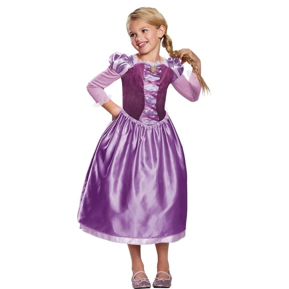 Disguise Girls' Rapunzel Day Dress Classic Costume - Size 7-8