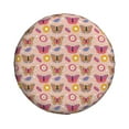 Spare Tire Cover, colorful Butterfly Daisy Wheel Cover Tire Covers for Trailers Car Truck Camper