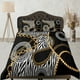 thumbnail image 1 of Barroco Negro Lujo Doona Cubierta Estética Juego de Cama Completo Decoración Victoriana, 1 of 4