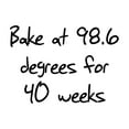 thumbnail image 3 of CafePress - Bake At 98.6 Degrees For 40 W Maternity T Shirt - Cotton Maternity T-shirt, Cute & Funny Pregnancy Tee, 3 of 4
