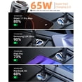 thumbnail image 3 of 65W USB C Car Charger Fast Charging，12V USB Outlet Accesorios para Carro，Compact Cigarette Lighter Adapter，Car Phone Charger for iPhone/17/16/15/14/13 Samsung S25 S24 S23Google Android, 3 of 4