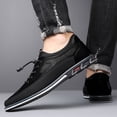 thumbnail image 2 of Mepaouo Loafers for Men Lace-up Anti Slip Casual Shoes Business High Range Versatile Dress Shoes, 2 of 5