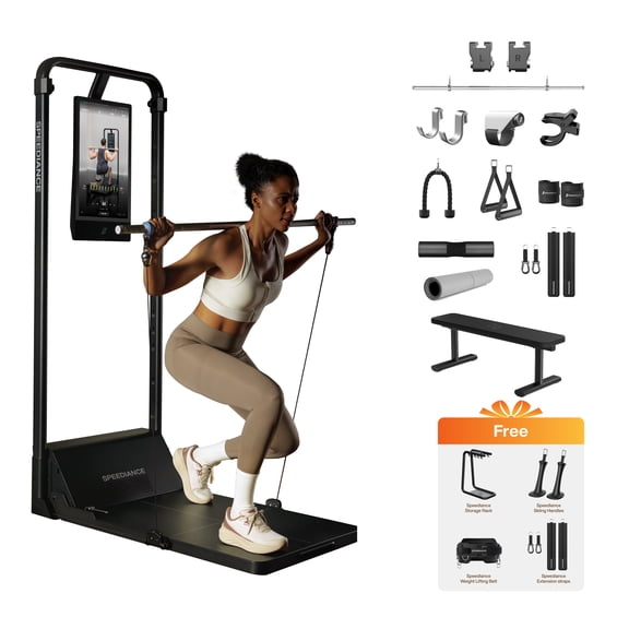 Speediance AI-Powered Smart Home Gym System, Multi-functional Smith Workout Machine & Full Body Strength Training Fitness Equipment, All-in-One Training Machine with Digital Weight Gym Monster 2