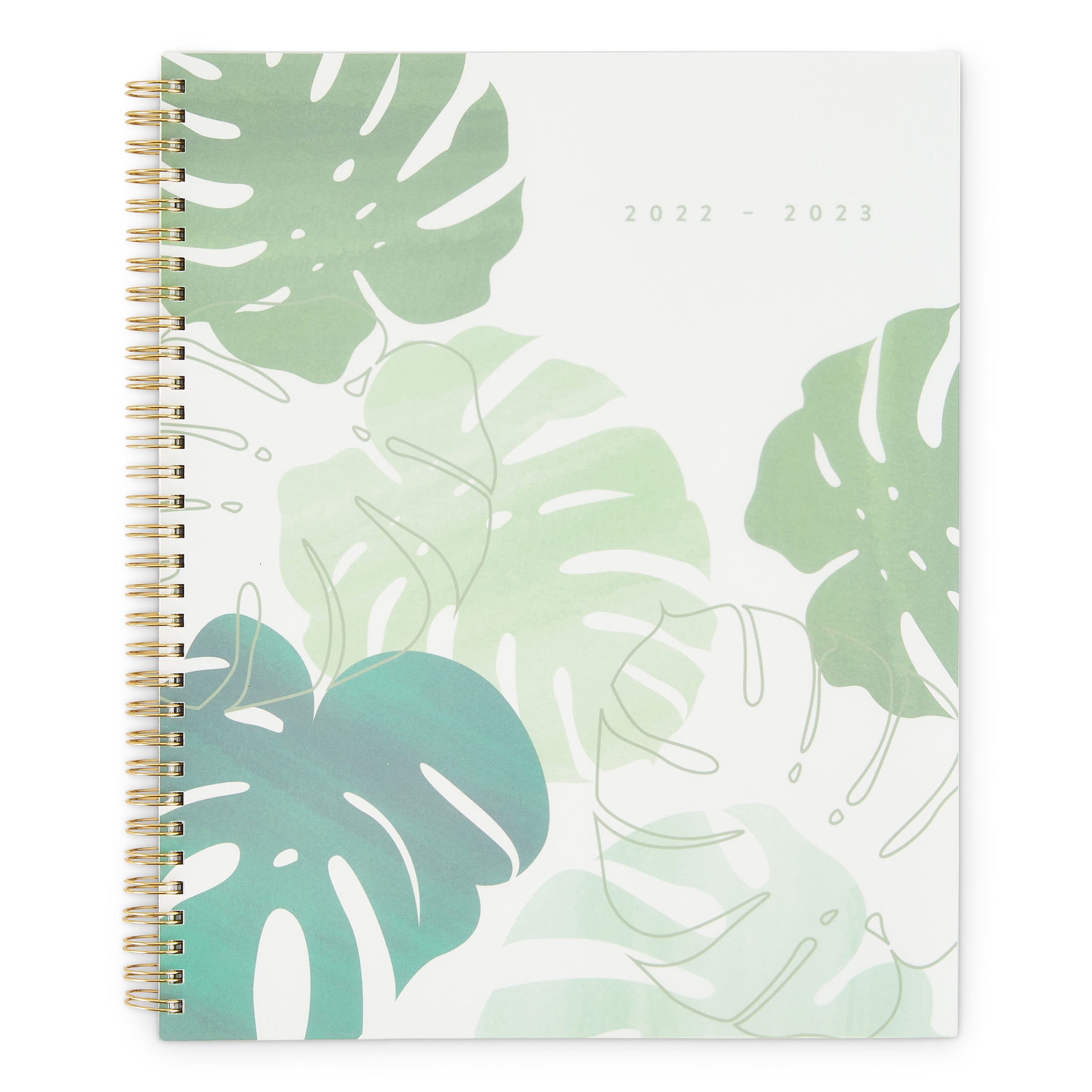 Organized by Happy Planner, 9.25' W x 11'H, August 2022-July 2023, Monstera