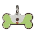 thumbnail image 2 of Neinkie Forme d'Os pour Animaux de Compagnie, Étiquette Double Face pour Chien Chat, Alliage d'Aluminium, 2 of 7