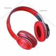 thumbnail image 3 of CXALSSY X3 Active Noise Cancelling Headphones, Over-Ear Headphones with Mic for Kids/Adults/Teen/School/TV, Red, 3 of 6