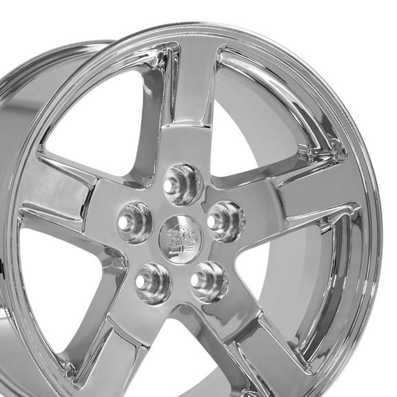 OE Wheels DG62 20 Inch Rims Fit Ram 1500 Style 5x139.7 20x9 Chrome - Hollander 2364 (Set of 4)