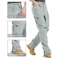 thumbnail image 4 of Men's Tactical Pants Flex Stretch Water Resistant Cargo Pants Lightweight EDC Outdoor Hiking Work Pants, 4 of 6