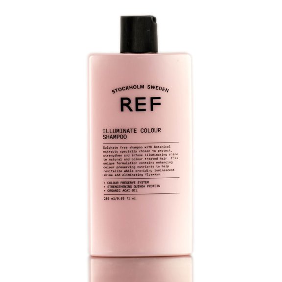 9.63 oz , REF Reference of Sweden - Illuminate Colour Shampoo Hair - Pack of 1 w/ SLEEKSHOP Pin Comb