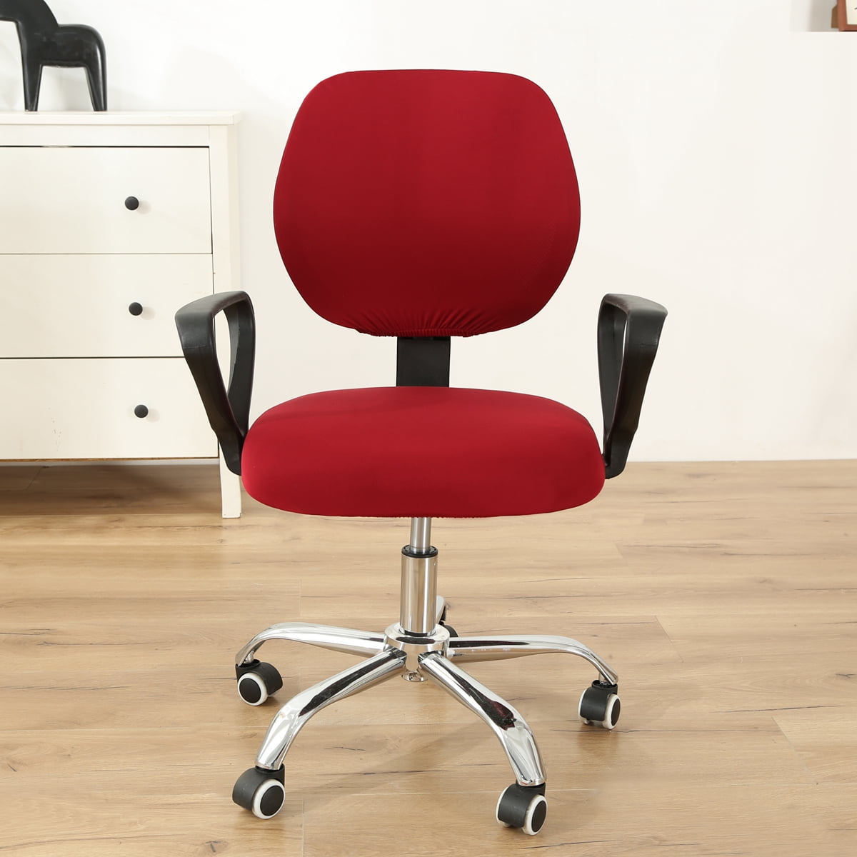 Computer Chair Cover Elastic Spandex Office Chair Cover Rotating Swivel Chair Seat Cover