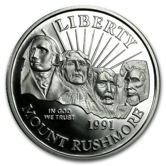 1991-S Mount Rushmore 1/2 Dollar Clad Commem Proof (Capsule only)