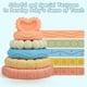 thumbnail image 2 of Juguete de torre apilable suave, despertar sensorial de la dentición para bebé, juguete de torre sensorial Módulo de habilidades motoras del cubo de actividad del bebé, regalo de baño para niño y niña, 2 of 5