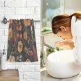 thumbnail image 7 of Yayeee 100% Cotton Hand Towels for Bathroom 16" x 28" Soft Absorbent Kitchen Towel, Dark Floral Pattern, 7 of 7