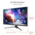 thumbnail image 3 of Sceptre IPS 24'' Gaming Monitor 165Hz 144Hz Full HD (1920 x 1080) FreeSync Eye Care FPS RTS DisplayPort HDMI Build-in Speakers, Negro máquina 2020 (E248B-FPT168), 3 of 5