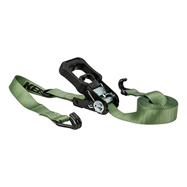 Correa de amarre Keeper, 1,25 cm de ancho x 3,66 m de largo, verde 454 kg, 1 paquete