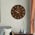thumbnail image 4 of 12'' Modern Luminous Wall Clock Non-ticking The Dark Silent for, 4 of 8