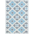thumbnail image 1 of Piazza Blue-Gray Indoor/Outdoor Rug 2'x3', 1 of 6
