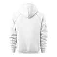 thumbnail image 4 of MHFRRA Sudadera con Capucha y Cremallera, Chaqueta con Cremallera Completa, Sudadera Ligera y Suave para Uso Deportivo Informal Al Aire Libre, Ajuste Cómodo Blanco, 4 of 4