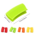 thumbnail image 1 of Gants Résistants à la Chaleur en Silicone avec Poignée Anti-Brûlure pour Assiette, Cuisine, Restaurant, Orange, 1 of 7