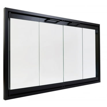 Heat N Glo Bi-Fold Glass Fireplace Door 36" x 21 3/8" | Easy Install |Prevent Drafts | All Parts Included | Very Important!!! Only Fits Models EM41, RH41, RS41, HST-42, HST-42GD, HST-42C, HST-42