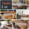 thumbnail image 2 of Solid Wooden Piece Perfect for Kitchens, Dining and Coffee Table Tops (Reclaimed Wood Table Top - Economy, 24" x 24"), 2 of 7