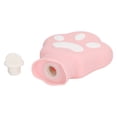 thumbnail image 4 of Bouillotte, Réutilisable à Double Usage Compacte Mignonne en Silicone Chauffée au Micro-Ondes avec Patte d'Ours, Sac d'Eau Chaude pour Bureau Brun Clair, Jaune Clair, Rose, 4 of 8